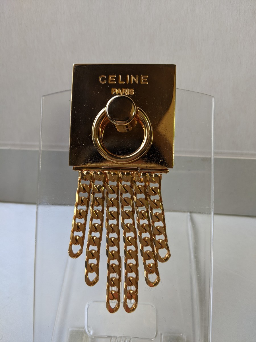 最終価格 CELINE セリーヌ ブローチ-