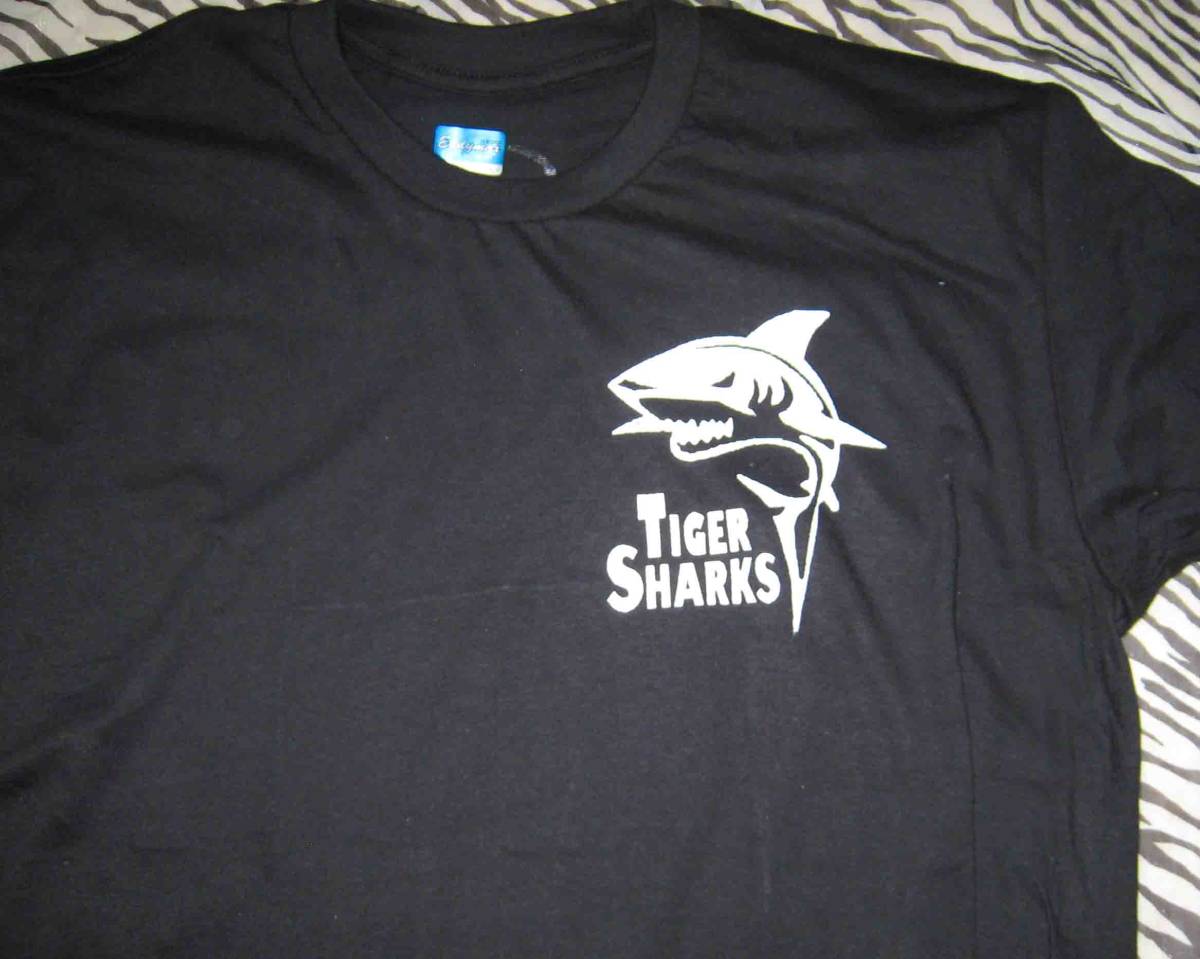 TIGER SHARKS　タイガーシャークス　空軍　【バックペイント】丸首　Tシャツ　M～3Lの４種類有り_画像4