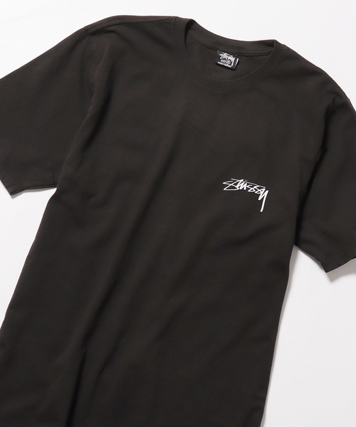 STUSSY/ステューシー 100% PIG. DYED TEE Tシャツ 黒 XLサイズ