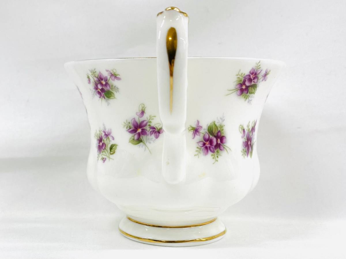 D5845* ROYAL ALBERT ロイヤルアルバート Sweet Violets スイートバイオレット カップのみ 金彩 花柄 食器の画像5