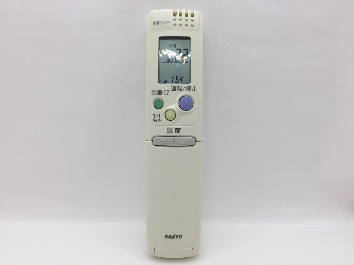 SANYO　エアコンリモコン　RCS-SN1　中古品C-6108_画像1