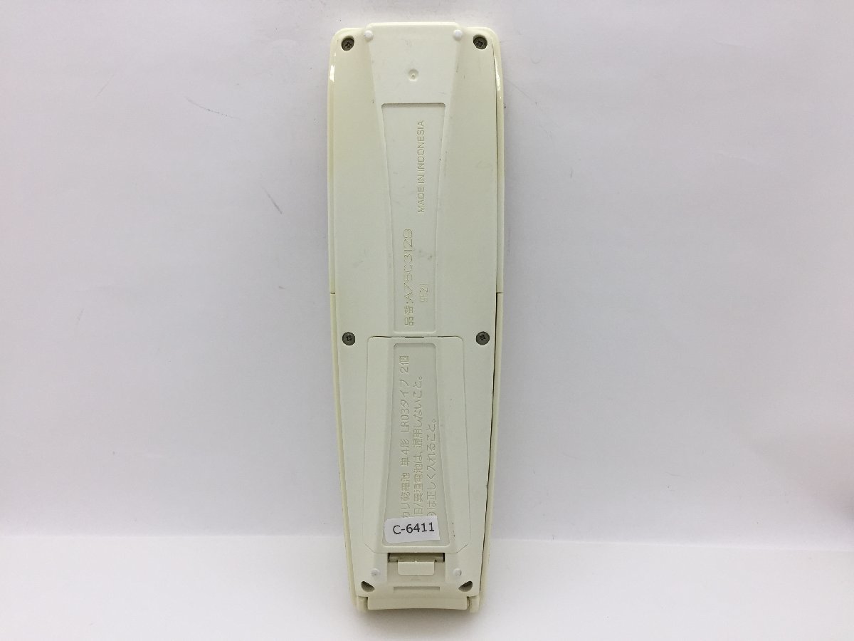 National　エアコンリモコン　A75C3129　中古品C-6411_画像3