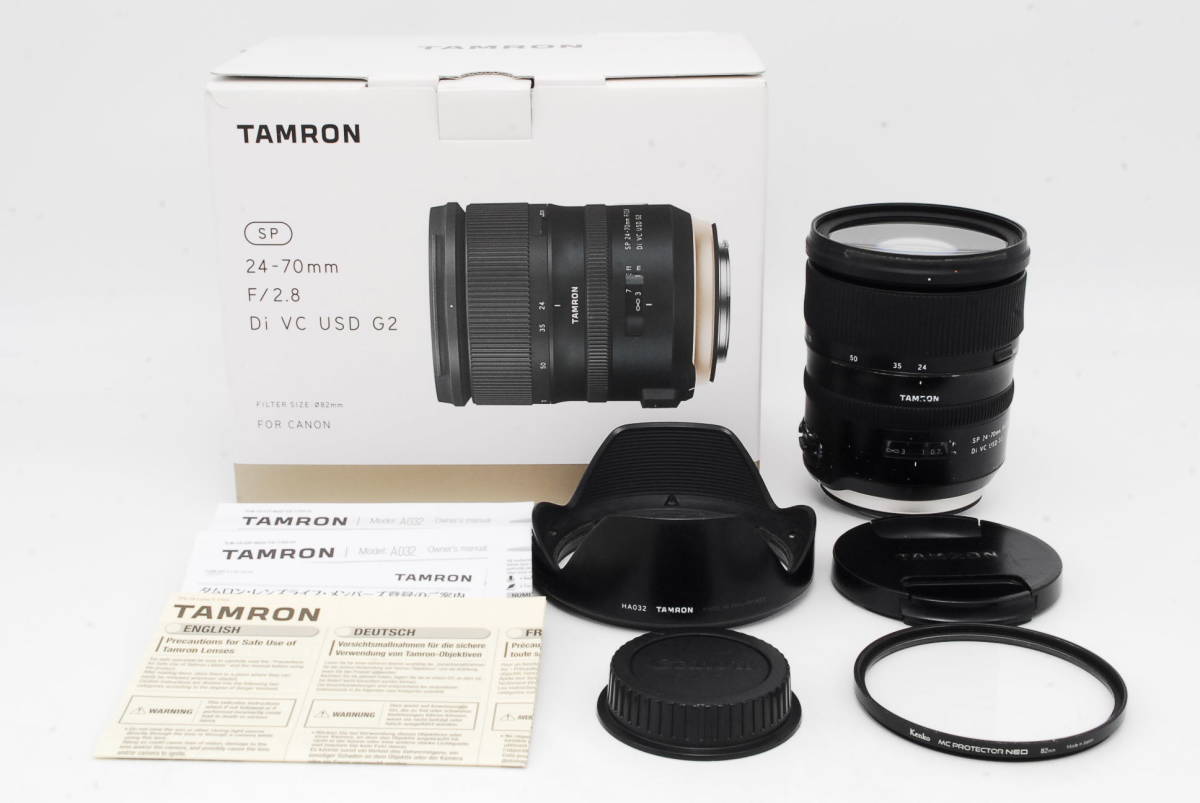 Y588】TAMRON 大口径標準ズームレンズ SP24-70mm F2.8 Di VC USD G2 ...