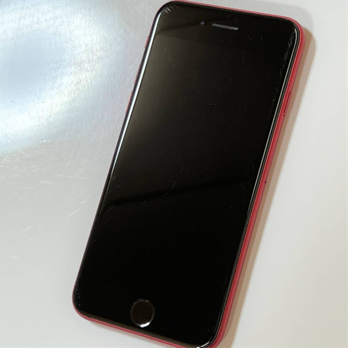 SIMフリー iPhone SE (第2世代) (PRODUCT)RED Special Edition 64GB MX9U2J/A バッテリー最大容量84％ アクティベーションロック解除済の画像5