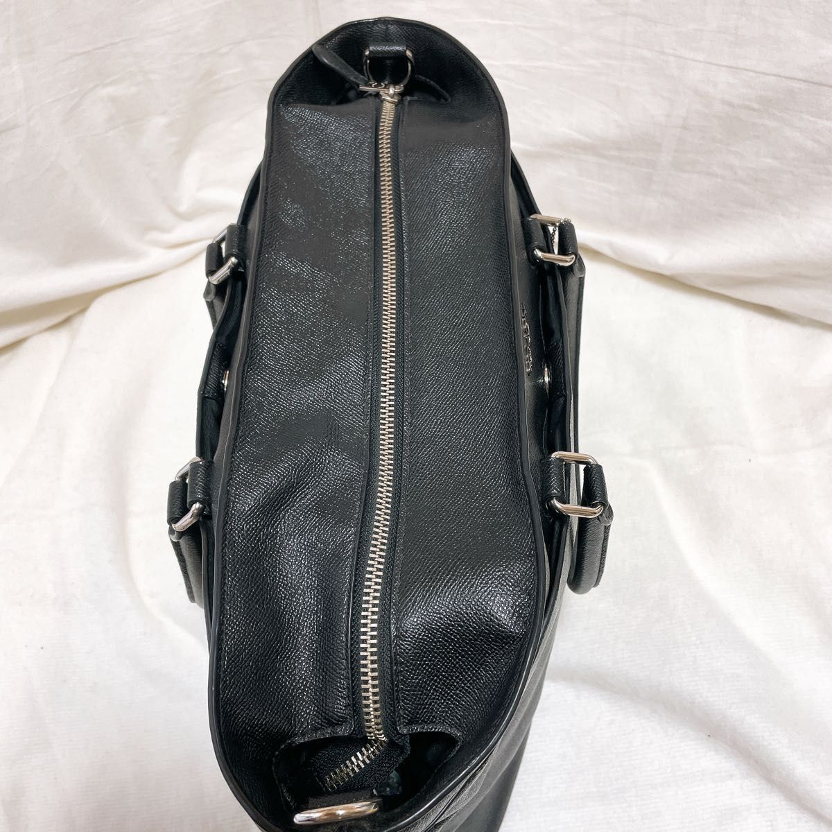 【美品】コーチ ビジネストート バッグ F84630 ブラック ビジネスバッグ