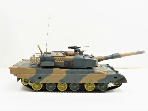 【赤外線バトルシステム付 対戦可能 塗装済み完成品 】Heng Long 2.4GHz 1/24 陸上自衛隊 90式戦車 ◎キューマル◎ ※3808-1/2_画像6