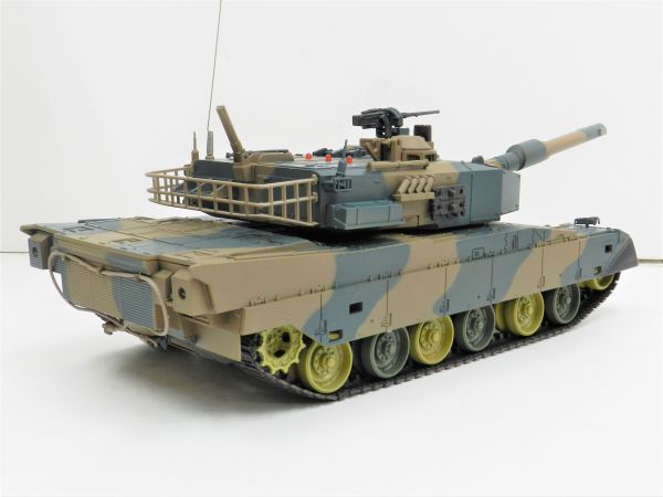 最も 】Heng 塗装済み完成品 対戦可能 【赤外線バトルシステム付 Long ※3808-1/2 ◎キューマル◎ 90式戦車 陸上自衛隊 1/24 2.4GHz 戦車、軍用車両