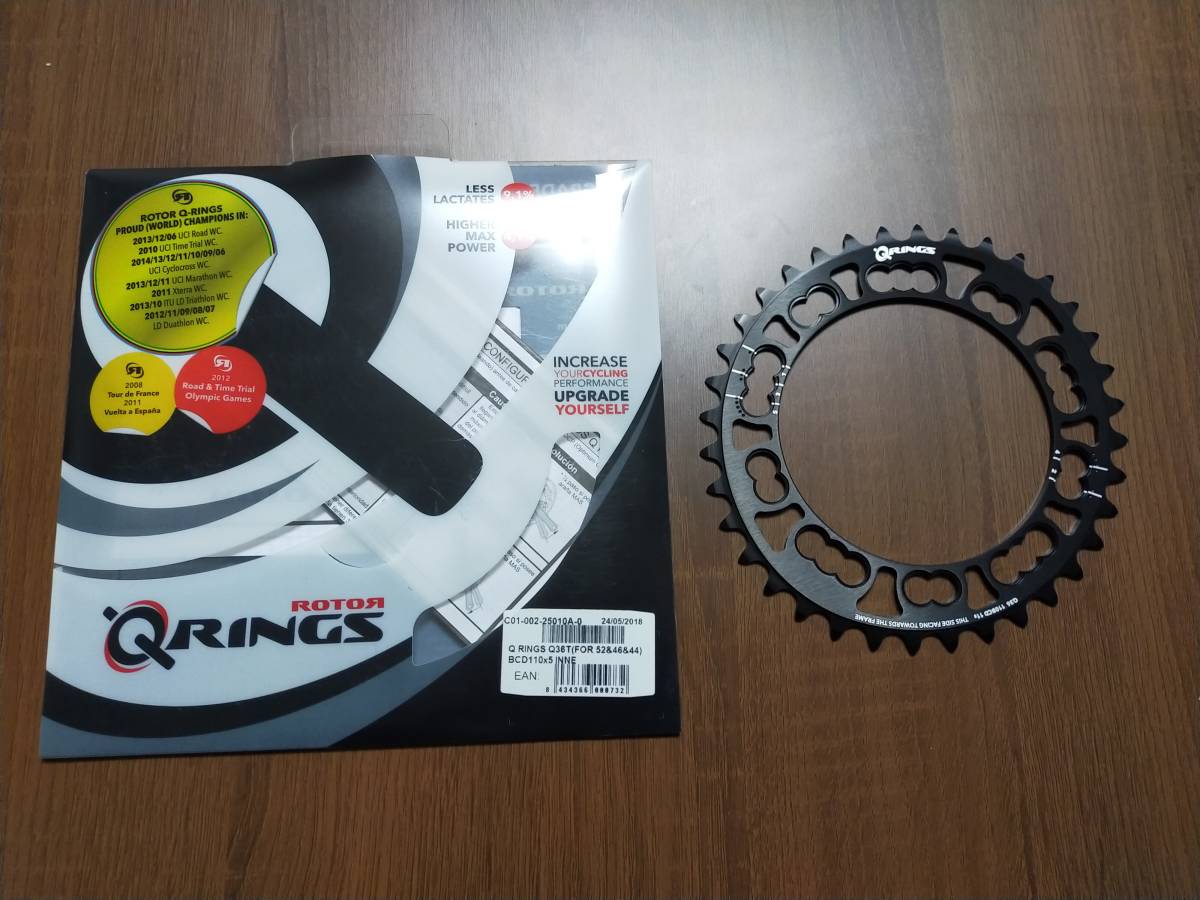 Q-RINGS 36T BCD110mm 5穴　ROTOR ローター　OVAL　楕円　オーバル