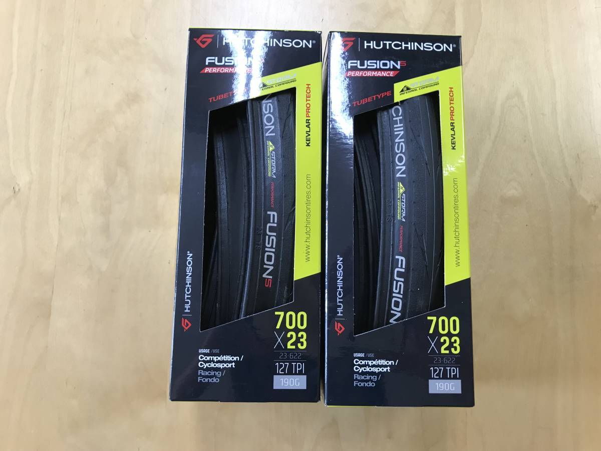 2本セット FUSION5 PERFORMANCE TT 23C 11ストーム HUTCHINSON フュージョン５ ハッチンソン ユッチンソン