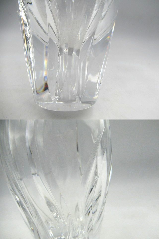 △△バカラ Baccarat クリスタルガラス フラワーベース 花瓶 △△バカラ Baccarat クリスタルガラス フラワーベース 花瓶