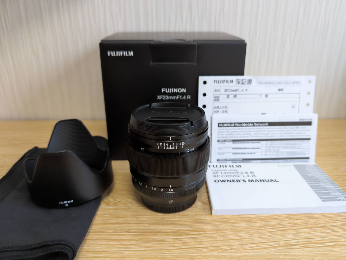 美品 FUJIFILM フジフィルム XF 23mm F1.4 R 単焦点レンズ vineair.com