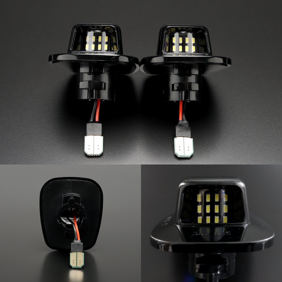 シボレー サバーバン タホ ブレイザー GMC ユーコン LED ライセンスランプ ナンバー灯 6500K 左右 2個 RZ423の画像3