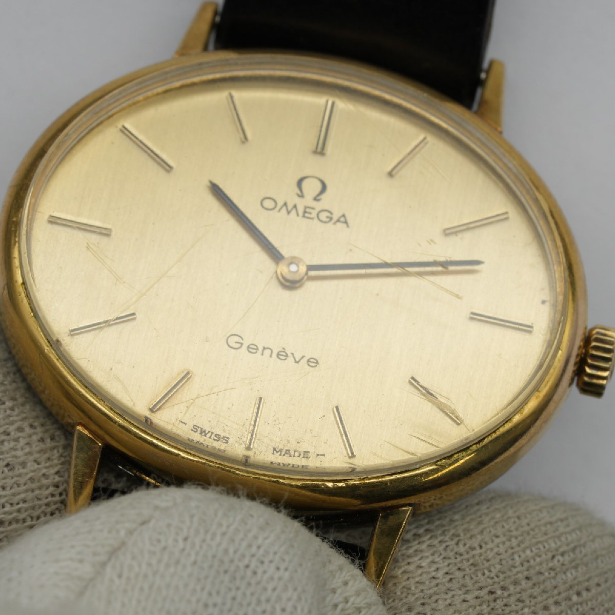 オメガ OMEGA 腕時計 ジュネーブ ヴィンテージ オーバル型 511.417 Cal. 625 手巻き レディース 中古 動作品 [質イコー]_画像6