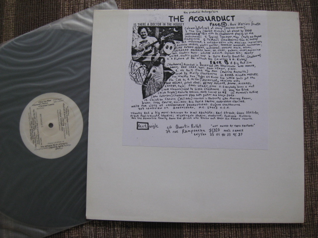 ★EUGENE CHADBOURNE♪THE ACQUADUCT★Ornette Coleman/Nick Drake/Herbie Nichols/John Coltrane/etc★Rectangle E★France orig盤LP★_画像2