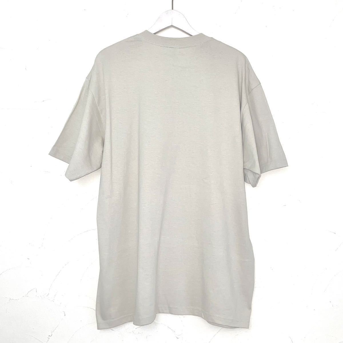 deadstock Made in USA anvil XL ベージュ 無地 半袖Tシャツ tradition heavyweight 5.4ozの画像2