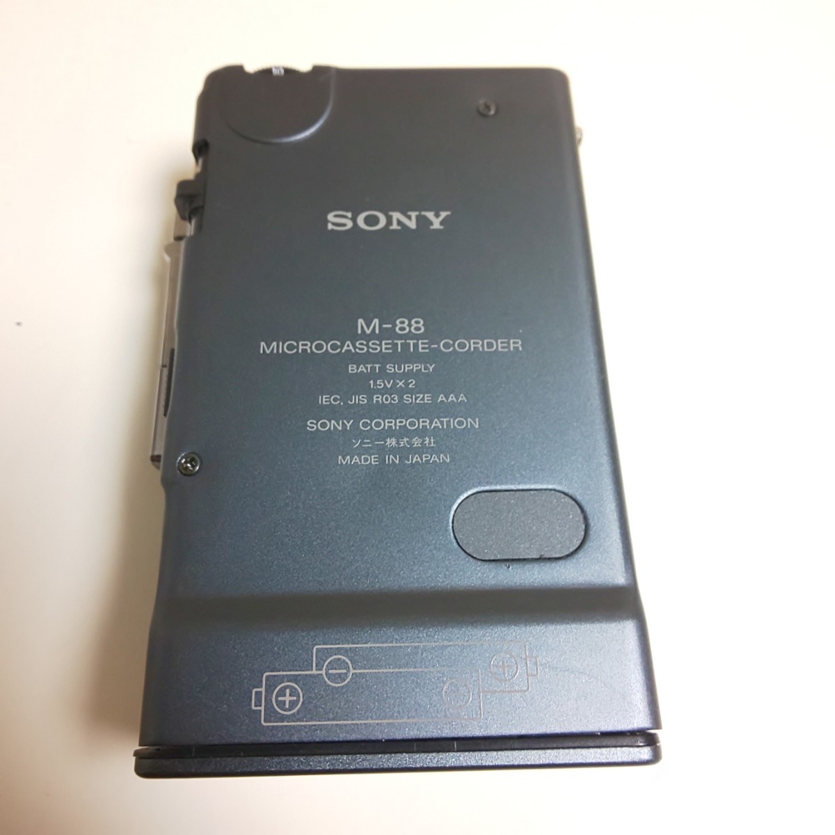 ジャンク★SONY M-88 マイクロカセットレコーダー カセットプレーヤー ソニー MICROCASSETTE_画像7