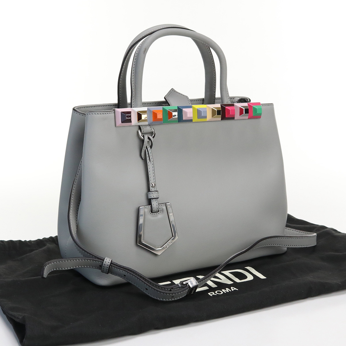 中古良品フェンディFENDI プチトゥージュール ハンドバッグ ブランド