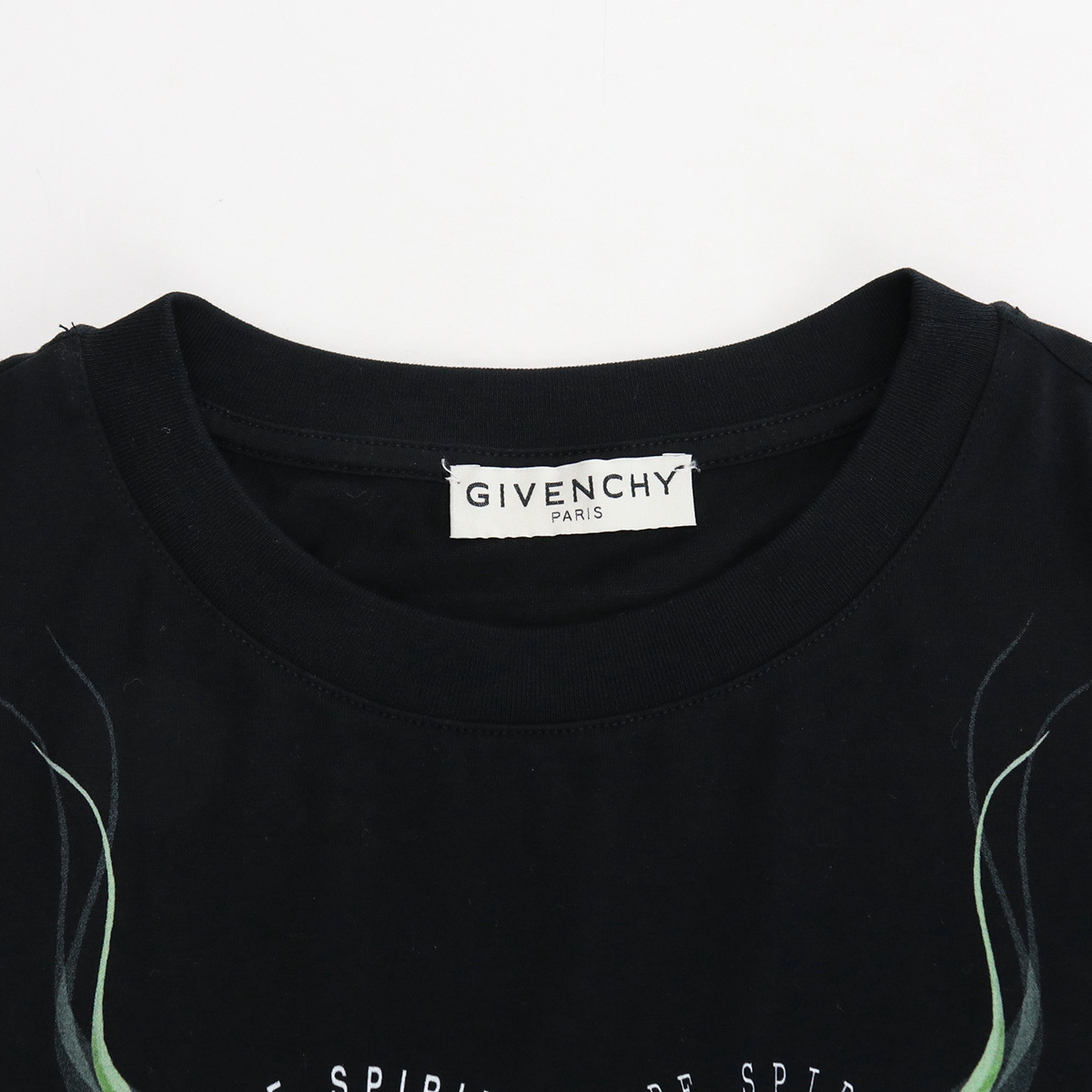 中古良品ジバンシーGIVENCHYメンズ Tシャツ コットン BW70813Z3T ブラック ランク：A us-2 メンズ_画像2