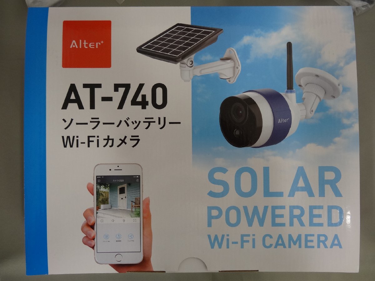防犯カメラ ソーラーバッテリーWi-Fiカメラ AT-740 取説なし 防犯カメラ ソーラーバッテリーWi-Fiカメラ AT-740 取説なし