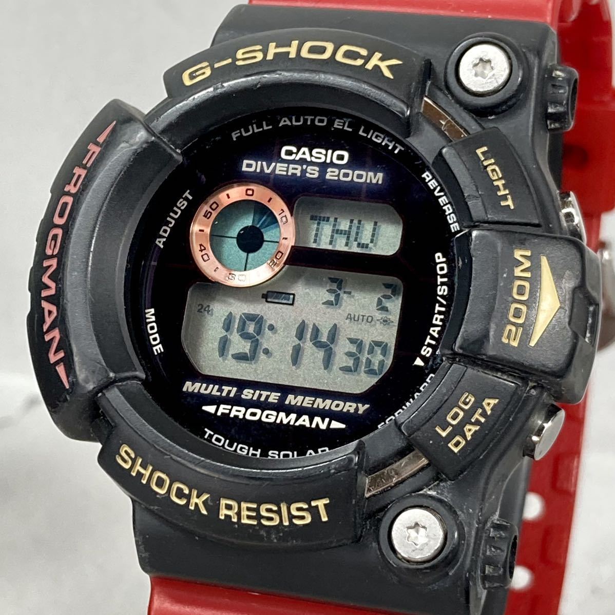 CASIO G-SHOCK GW-200TC トリプルクラウン レッド eva.gov.co