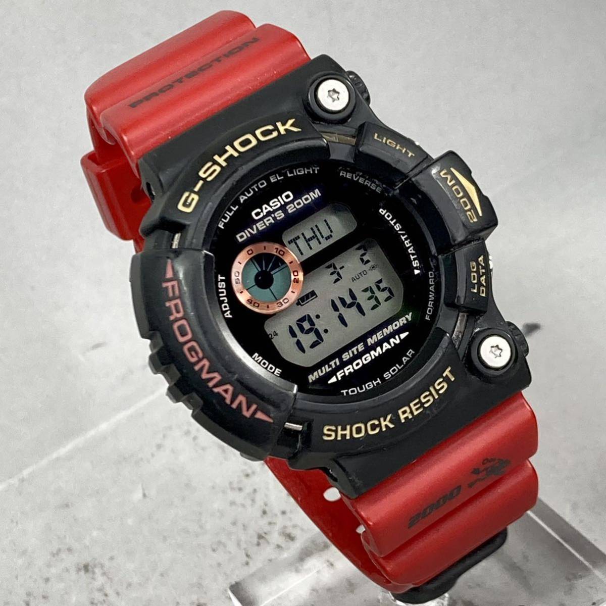 CASIO G-SHOCK GW-200TC トリプルクラウン レッド eva.gov.co
