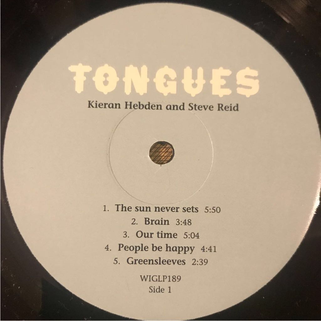 Kieran Hebden And Steve Reid / Tongues LP // Four Tet_画像5