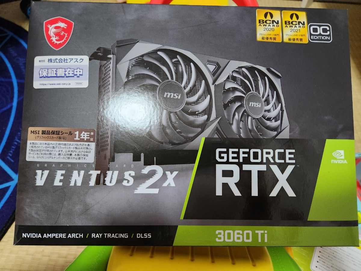 美品 MSI GeForce RTX 3060 Ti VENTUS 2X 8G | alfasaac.com