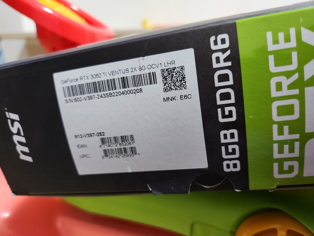 美品 MSI GeForce RTX 3060 Ti VENTUS 2X 8G | alfasaac.com
