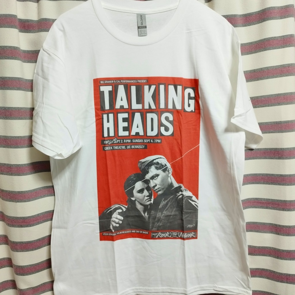 希少柄★TALKING HEADS （トーキングヘッズ）バンドTシャツ Lサイズ ★送料無料/新品★_画像1