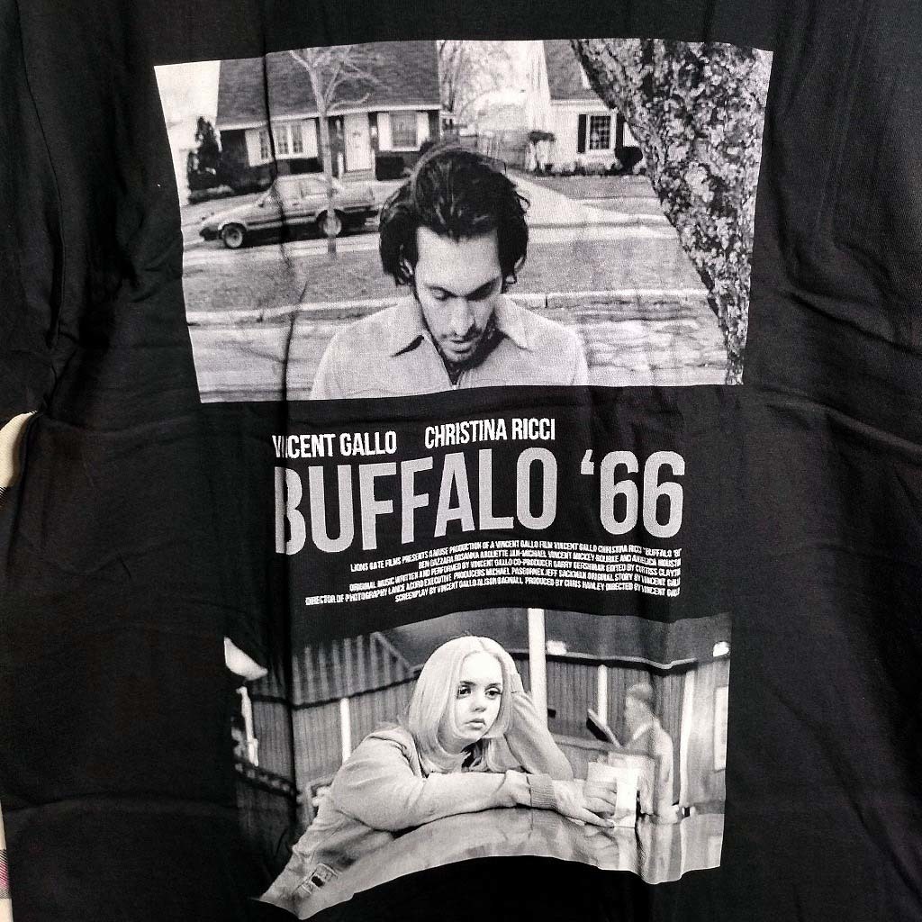 映画『バッファロー'66』BIGプリントTシャツ 【 黒 XLサイズ 映画『バッファロー'66』BIGプリントTシャツ 【 黒 XLサイズ