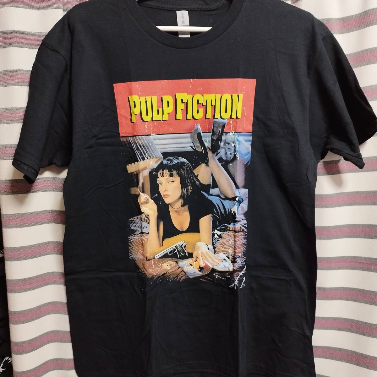 PULP FICTION ロンT パルプフィクション トラボルタ ユマサーマン - T