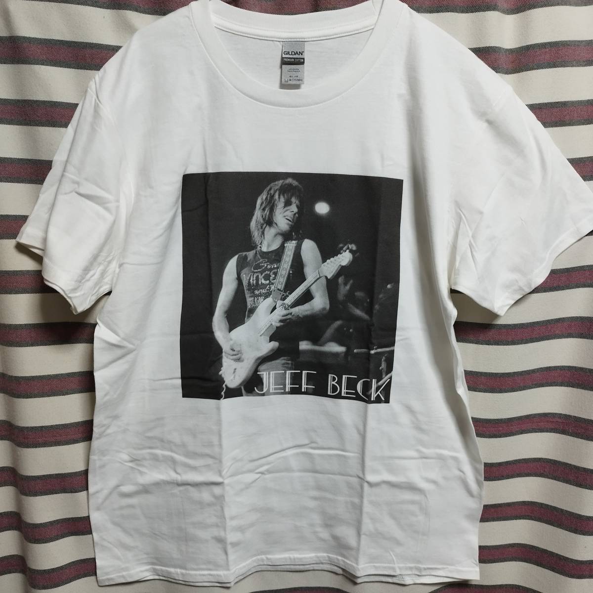 JEFF BECK　ジェフベック 追悼 Tシャツ【Lサイズ】送料無料/新品 (検) ヴィンテージ Vintage バンドTシャツ ローリングストーンズ_画像1