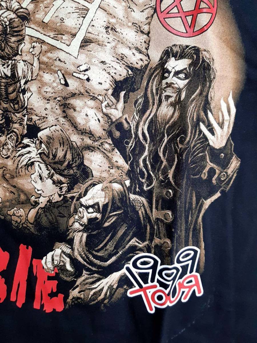 KORN コーン ロブゾンビ Rob Zombie ジョイントツアー「999TOUR」バンドTシャツ【Lサイズ】希少デザイン◆【 送料無料 】