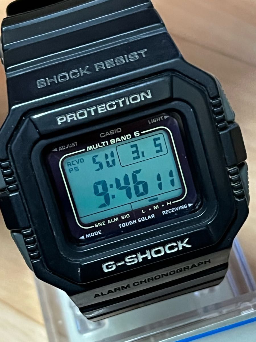 CASIO G-SHOCK ソーラー電波 超人気のG-5500モデル 実働品 CASIO G-SHOCK ソーラー電波 超人気のG-5500モデル 実働品