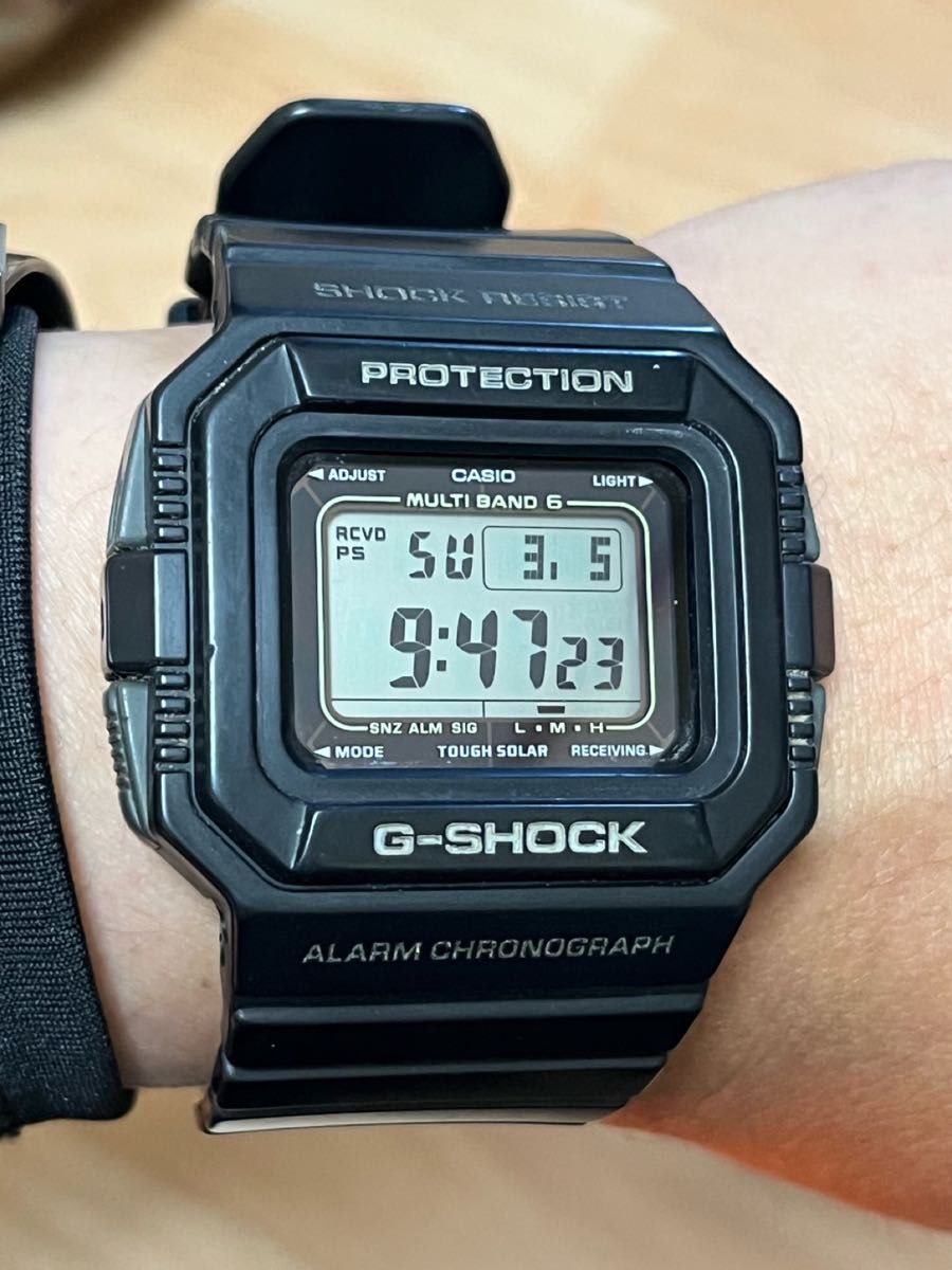 CASIO G-SHOCK ソーラー電波 超人気のG-5500モデル 実働品 CASIO G-SHOCK ソーラー電波 超人気のG-5500モデル 実働品