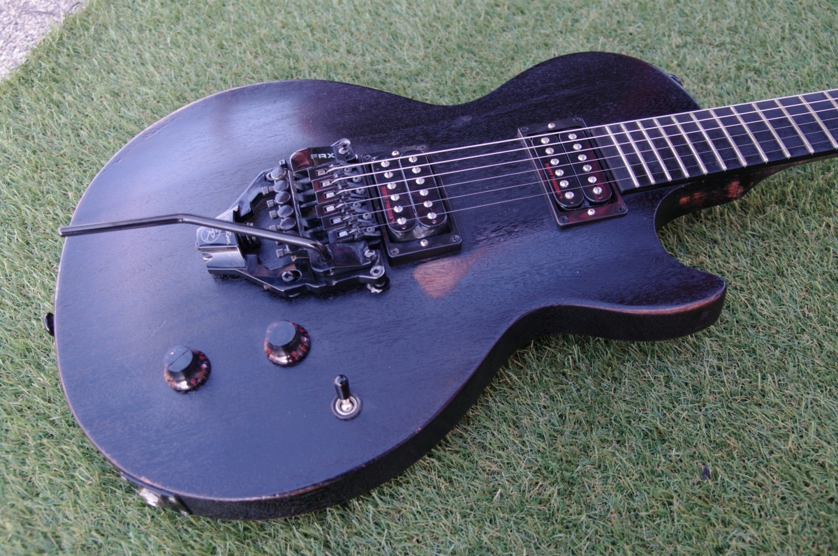 Gibson USA 2016 Limited Run Les Paul CM Black ギブソン レスポール ブラック エレキギター 中古 現状品 フロイドローズ FRX_画像2