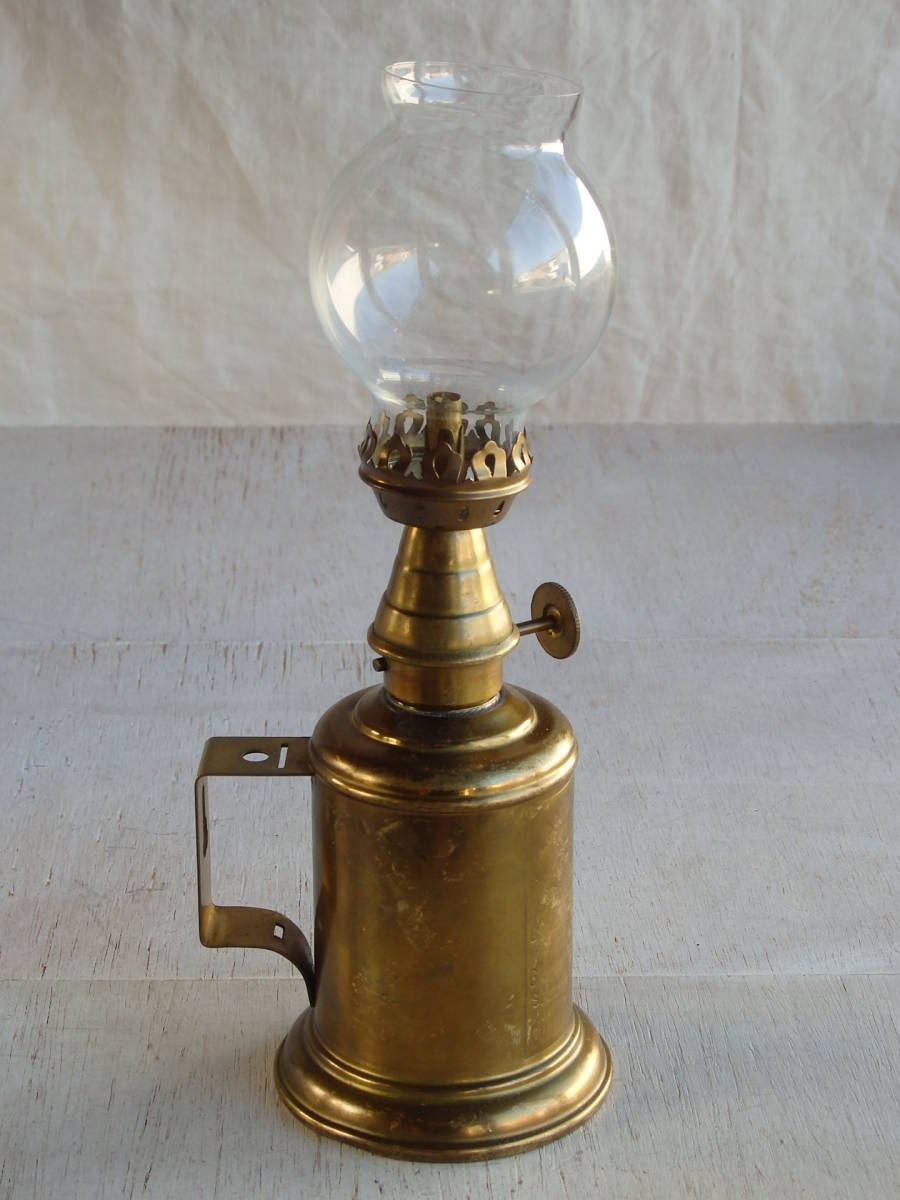 フランスアンティーク オイルランプ 灯具 ランタン 蚤の市 ブロカント ランタン 古道具 仏の画像8