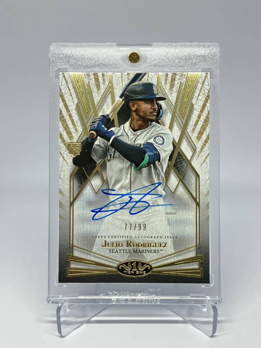 1円スタート】2022 Topps Tier One Julio Rodriguez フリオ ロドリゲス