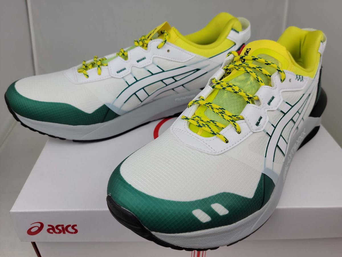 新品 asics アシックス GEL-LYTE XXX ゲルライト 27.5cm WHITE/YELLOW ランニング カジュアル スニーカー