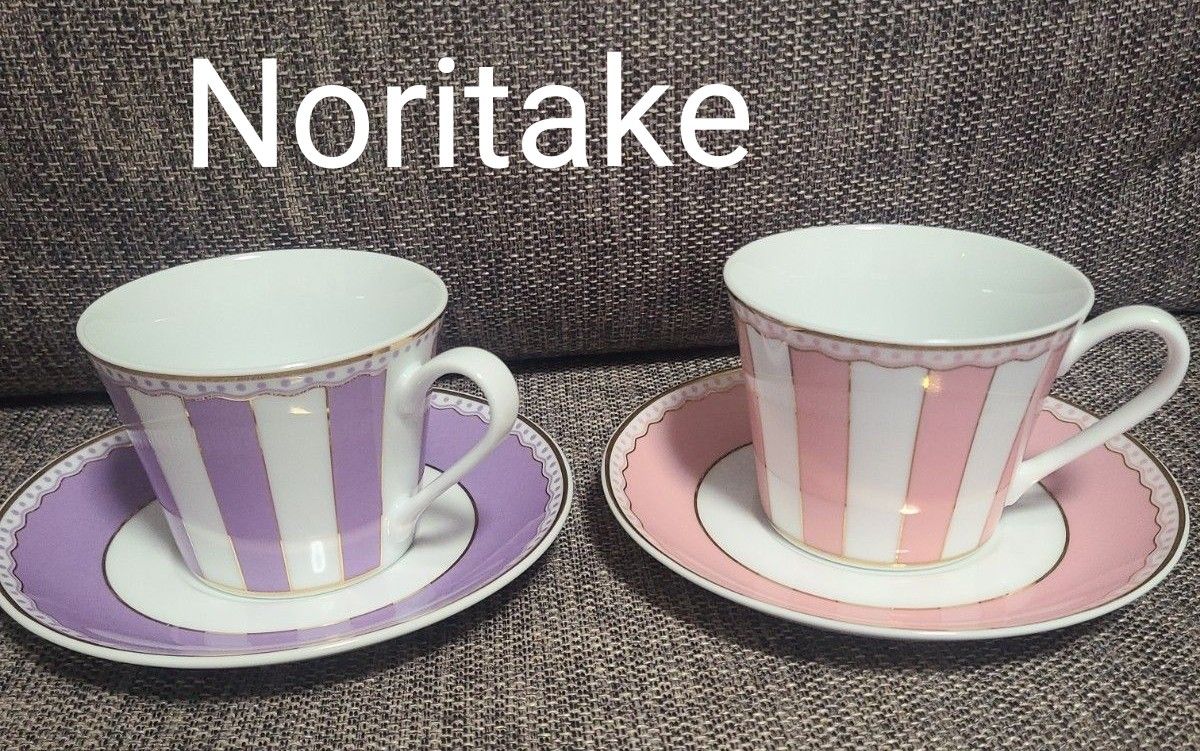 未使用 Noritake ノリタケ カップ&ソーサー カーニバル ピンク 未使用 Noritake ノリタケ カップ&ソーサー カーニバル ピンク