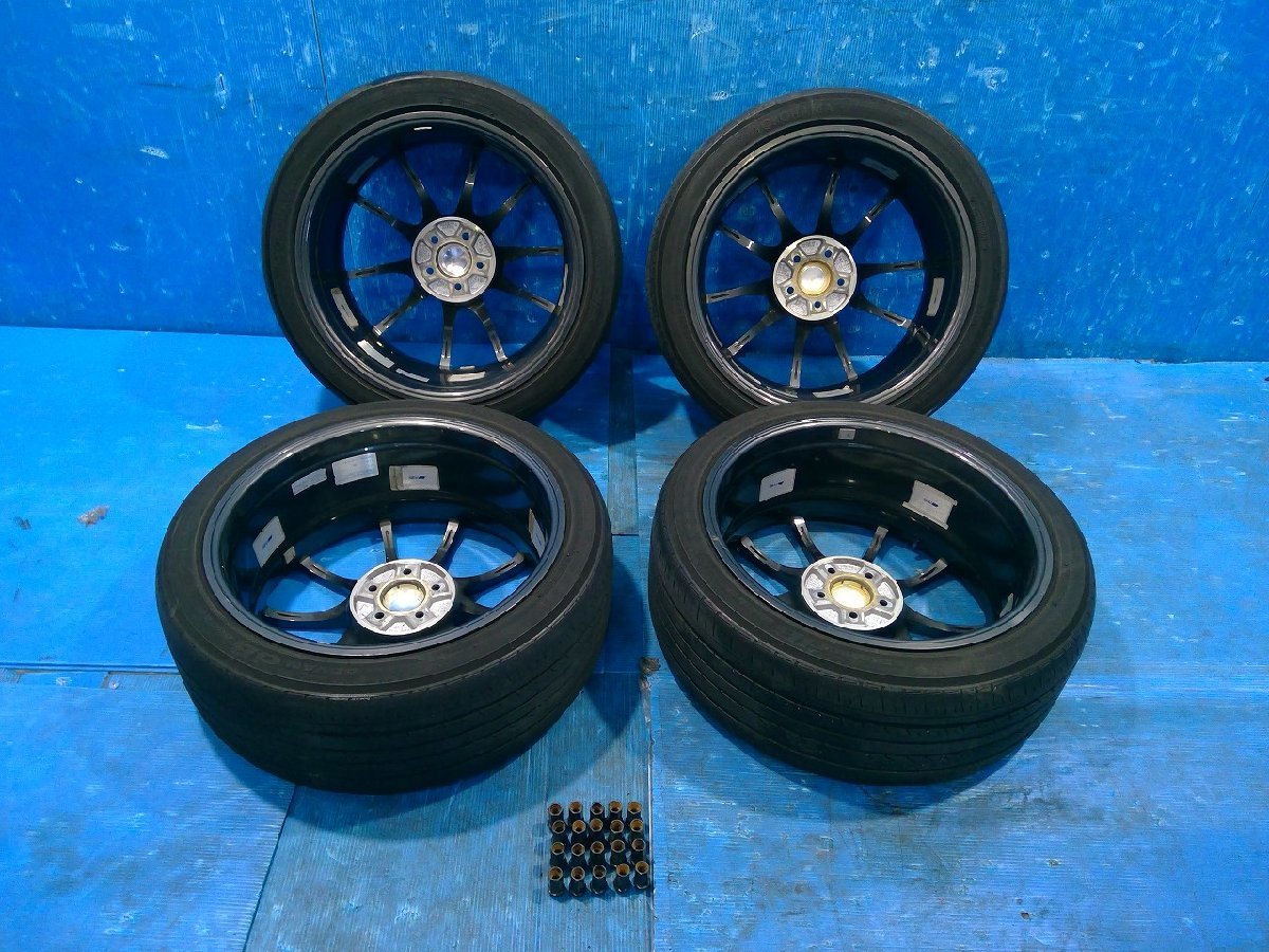 ADVAN RACING RZ 18inch 8J ＋47 5穴 PCD100 アルミホイール ヨコハマ アドバンレーシング アルミナット付　軽量 鍛造_画像8