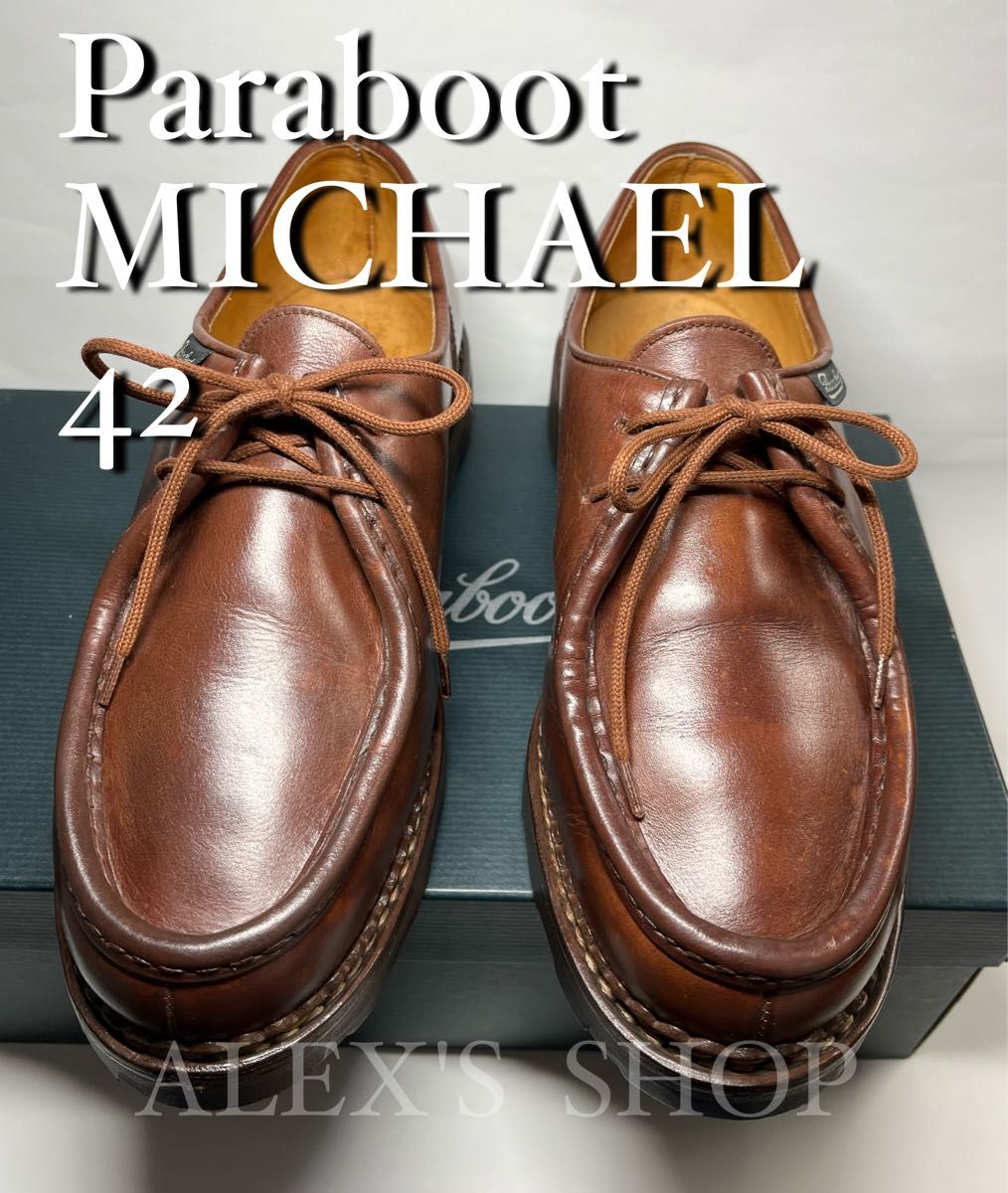 期間限定価格【旧タグ、デカタグ、希少オールドパラブーツ】Paraboot