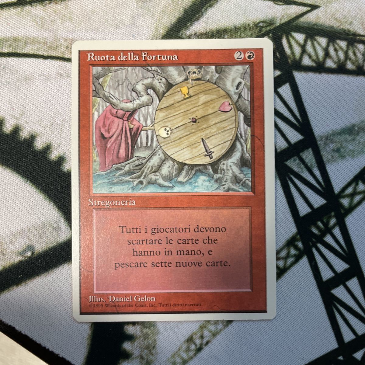 可愛すぎるフェミニンデザイン♪ MTG Wheel of fortune(3ED) イタリア