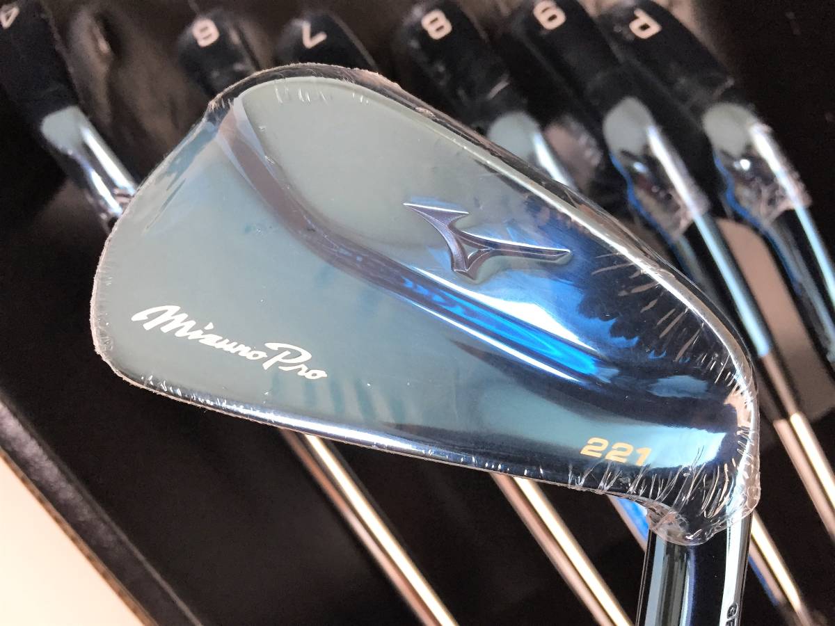 限定 新品 ミズノ Mizuno Pro ミズノプロ 221 Limited Blue リミテッドブルー アイアン 4-PW 7本 DG TOUR  ISSUE Limited Edition S200