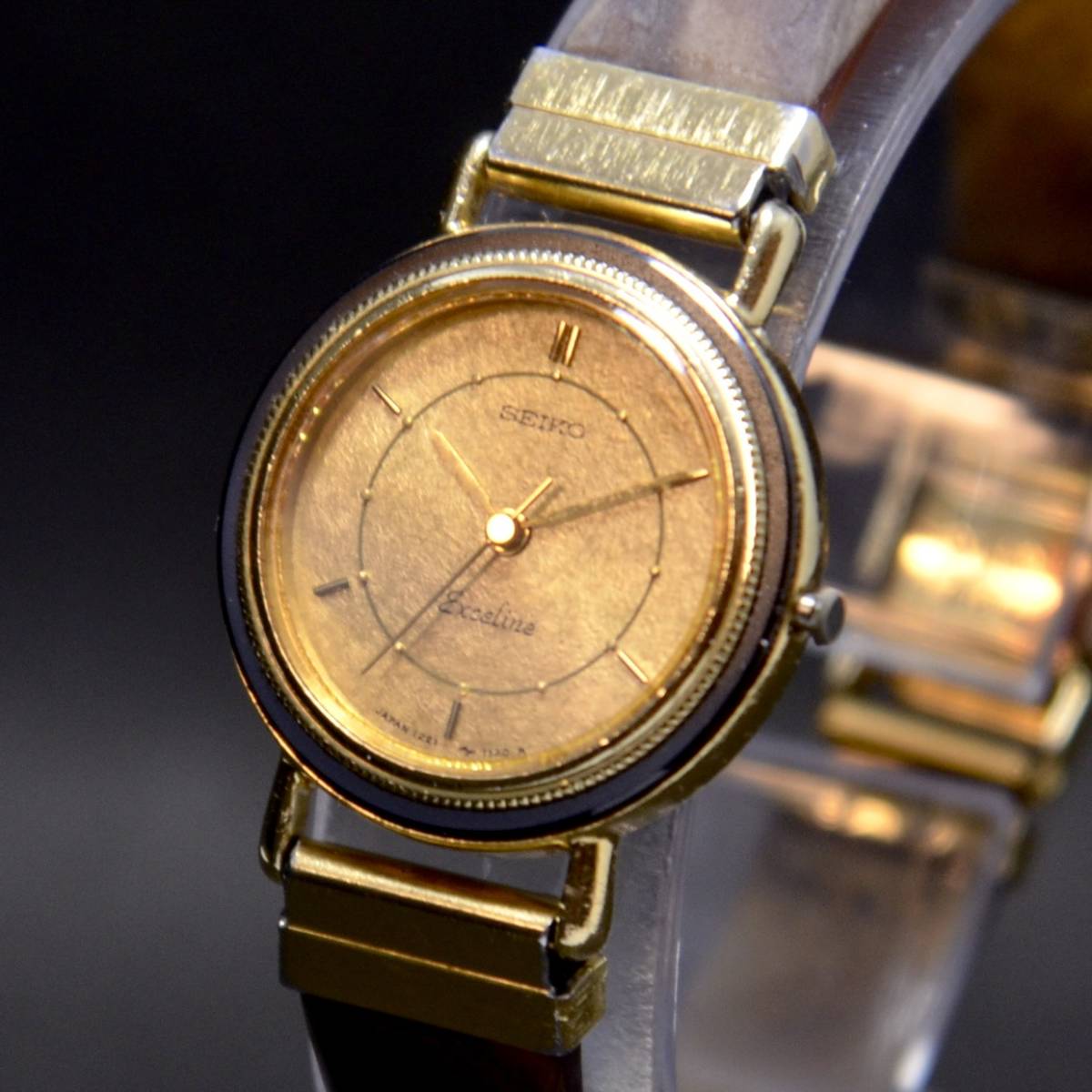 超歓迎】 セイコー SEIKO 腕時計 エクセリーヌ Exceline 14KT +