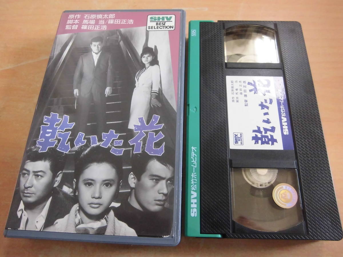 松竹１９６４年作品「乾いた花」セル版VHSビデオ 池部良 加賀まりこ 藤木孝 杉浦直樹 宮口精二 石原慎太郎_画像1