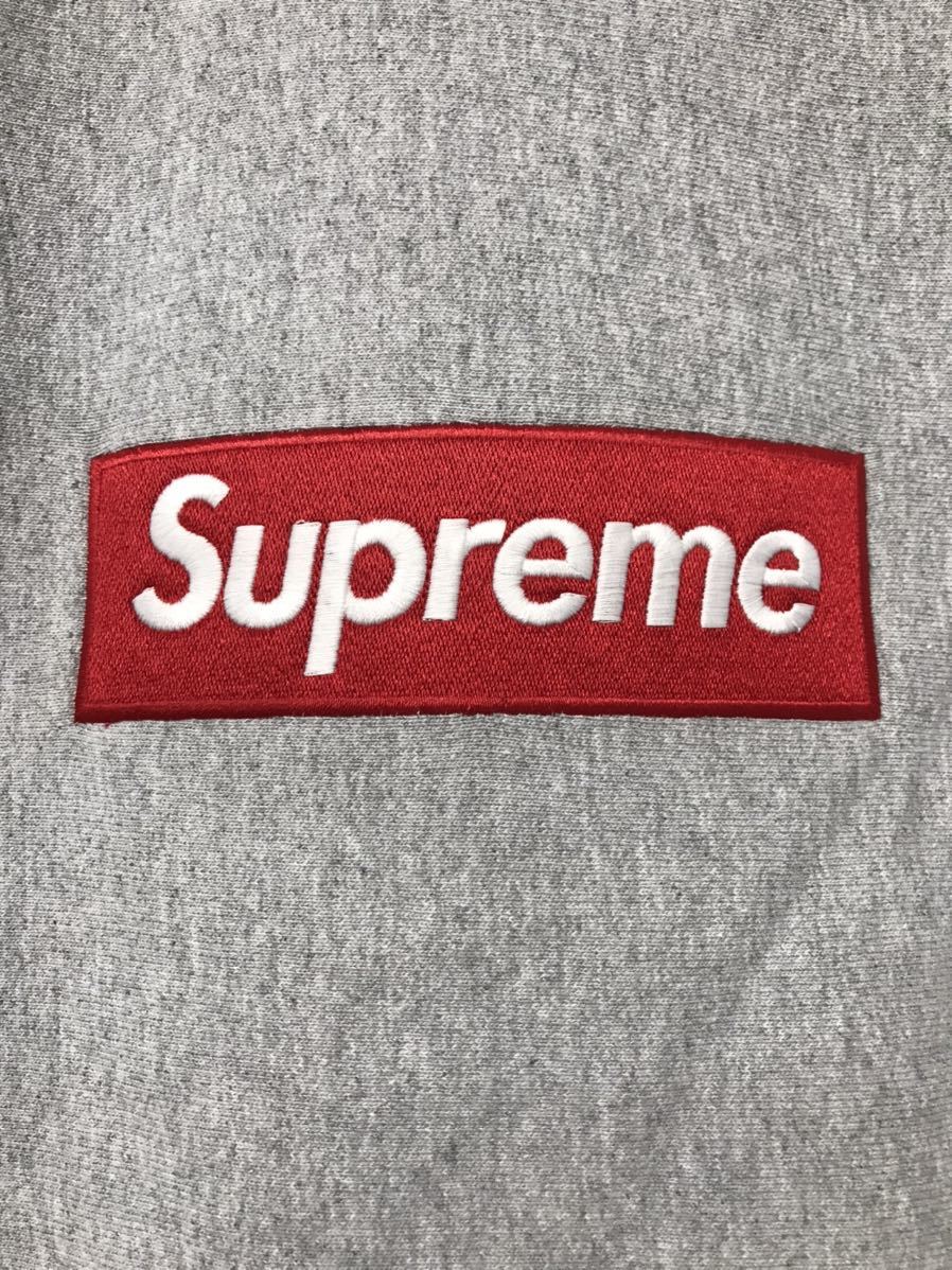 極美品★SUPREME シュプリーム★Box Logo Crewneck ボックスロゴクルーネックスウェットカットソー_画像3