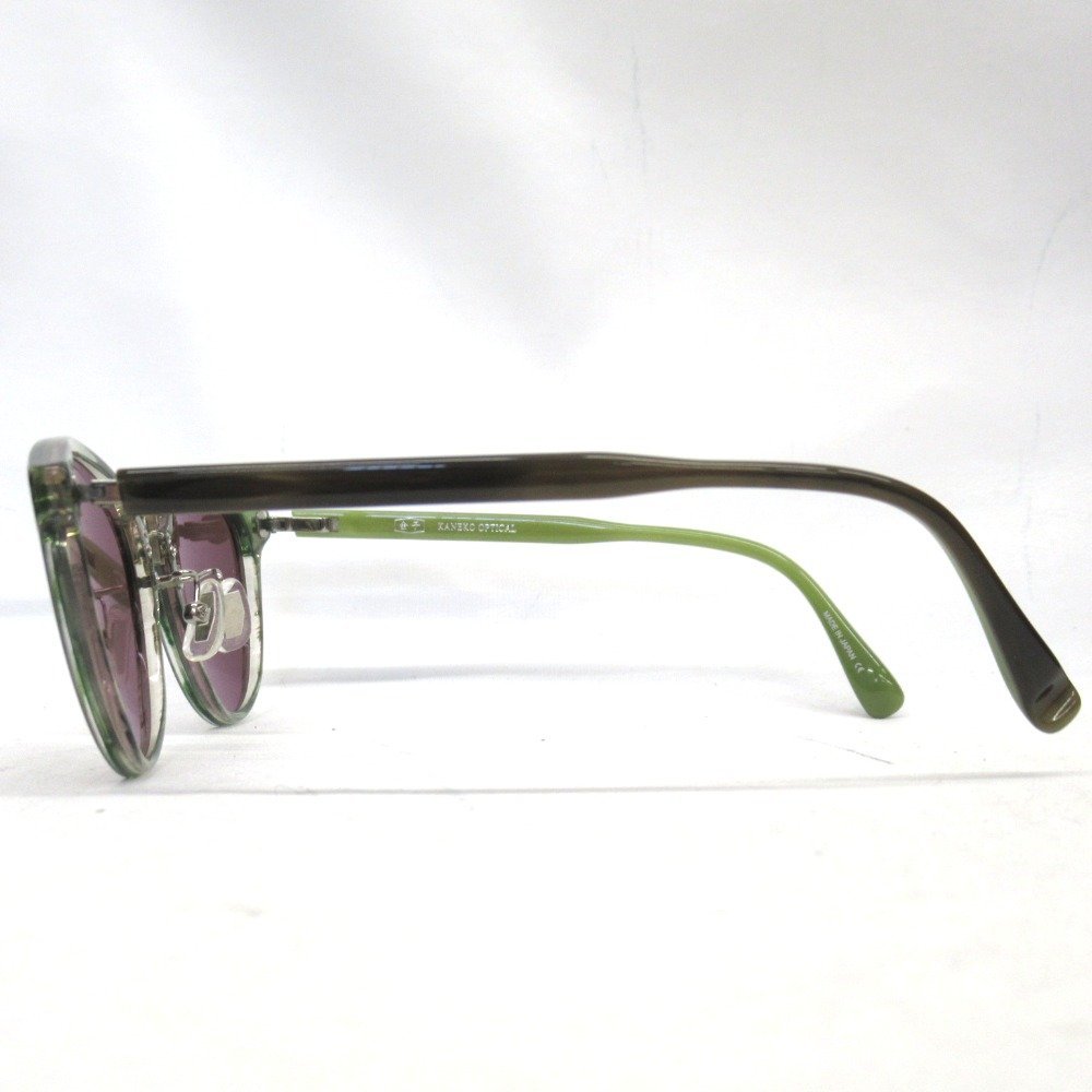 大注目商品 KR216412 金子眼鏡 サングラス フルフレーム M-TITANIUM KOS-27 グリーン系 5121-141 KAN  ファッション ファッション小物 サングラス