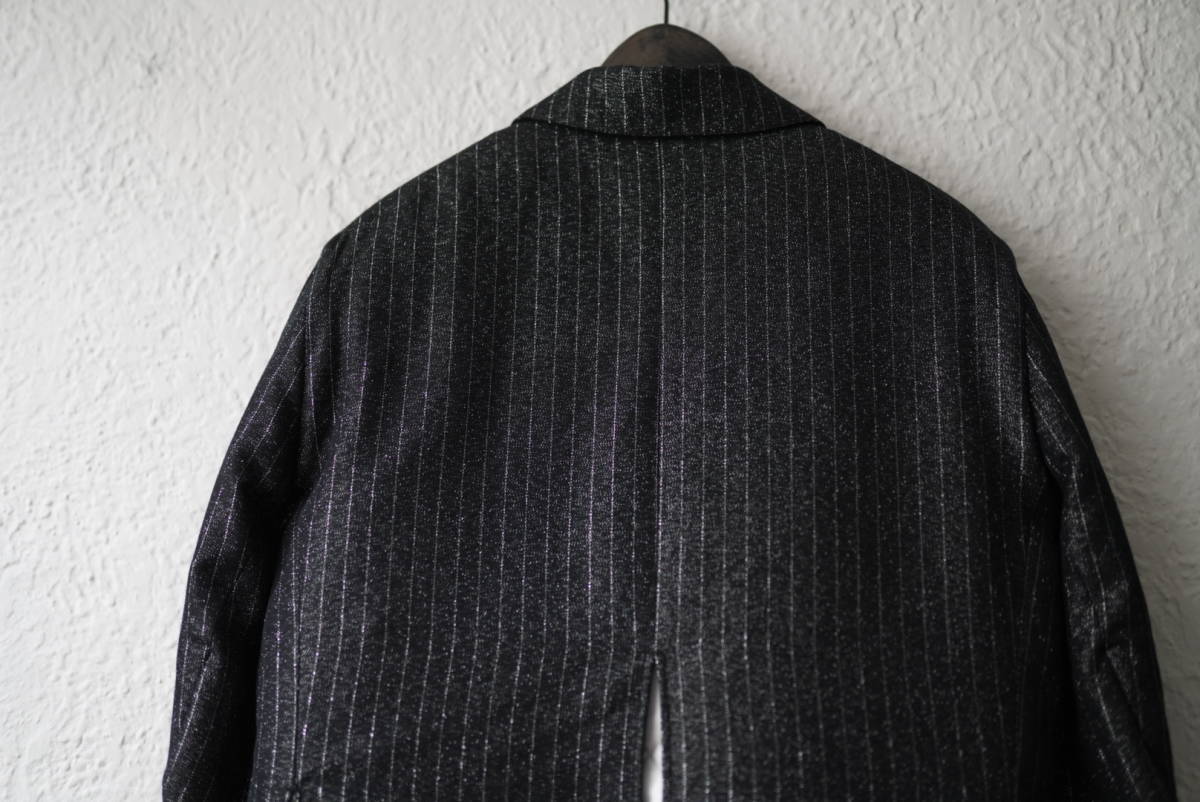 sulvam サルバム 21AW キルティンググリッターストライプジャケット