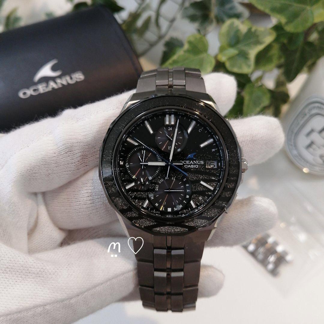 送料無料 CASIO カシオ オシアナス マンタ OCEANUS Manta 1500本限定 蒔絵 蒔きぼかし 電波ソーラー腕時計 OCW-S5000ME-1AJF